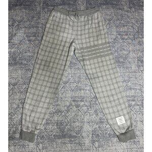 Thom Browne New York Sweatpant With 4Bar In Micro Check Jacquard